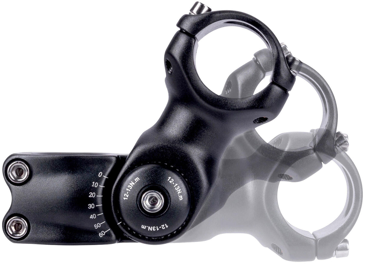 Contec voorbouw lida ct stem lida 25,4x90mm, black