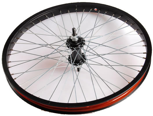 Ruota anteriore 20 x 1,75 alluminio freestyle 48 spaaks - nero