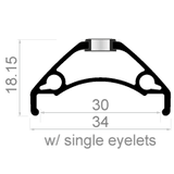 Rodi Wielset 29 Tryp 30 mat Boost stilvollen Achs 15x110 an 12x148 6 Bemaker Dial
