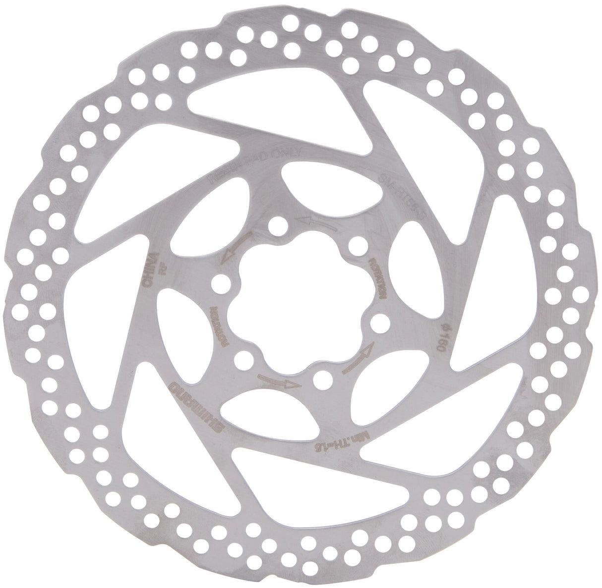 Shimano remschijf sm-rt56 shim.brake rotors 160mm 6l rt56s