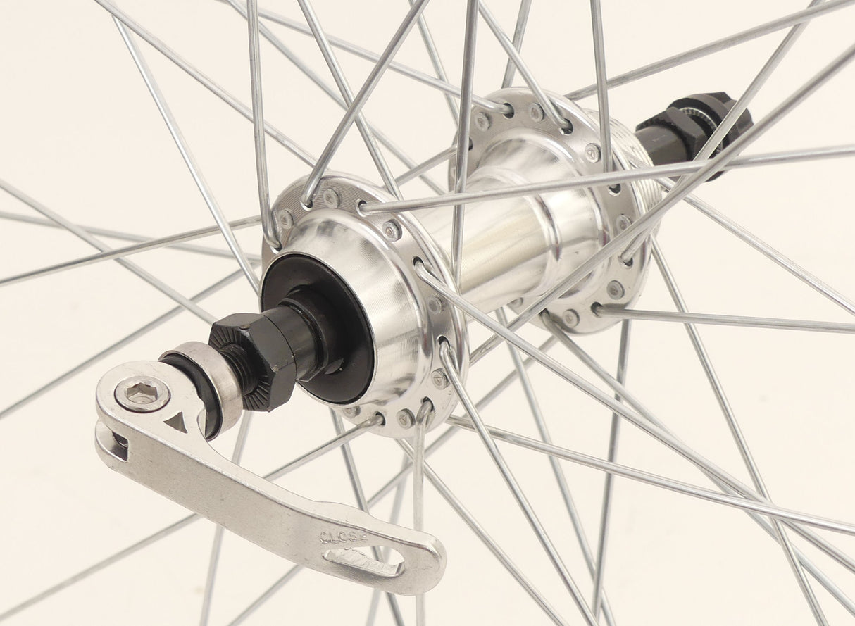 Ruota posteriore 28 x 1 4 ZAC19 Frewheel QR - argento