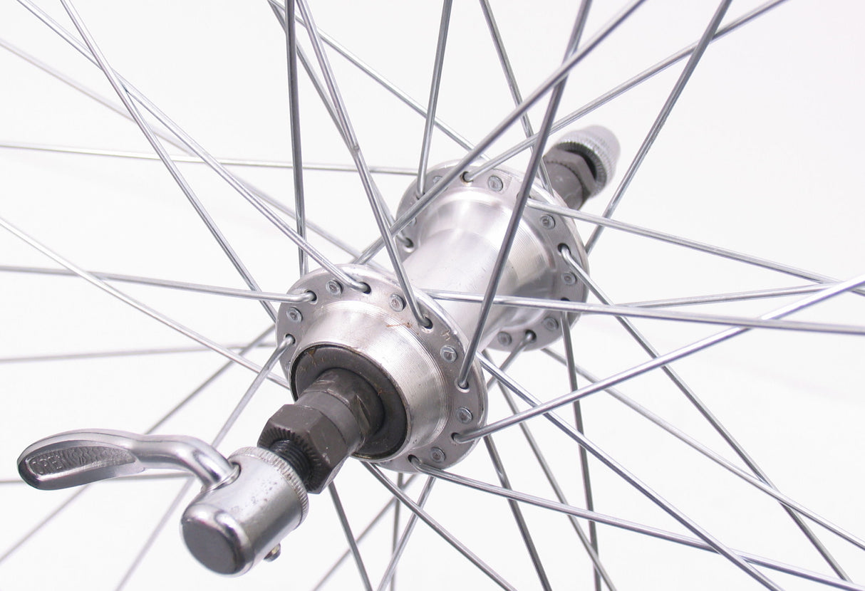 Rear wheel 28 x 1 4 Aluminum Freewheel QR - Black