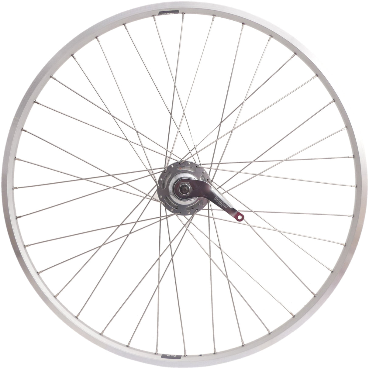Roda traseira Shimano 28 622 x 19c ZAC19 RIM COM NEXUS 7 HUB DE FREIO PRATA
