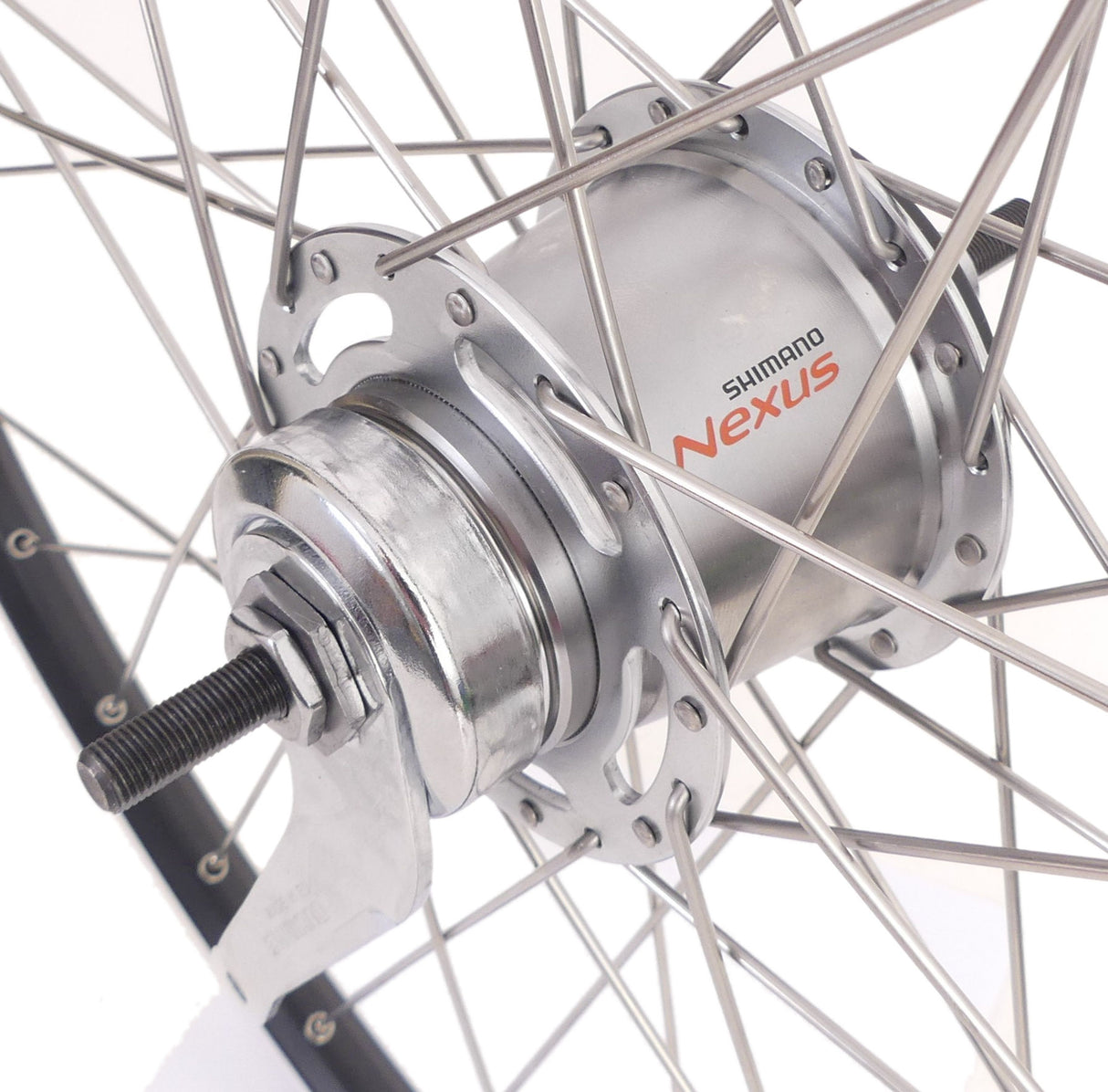 Roda traseira Shimano 28 622 x 19c ZAC19 RIM COM NEXUS 7 Remova a prata preta