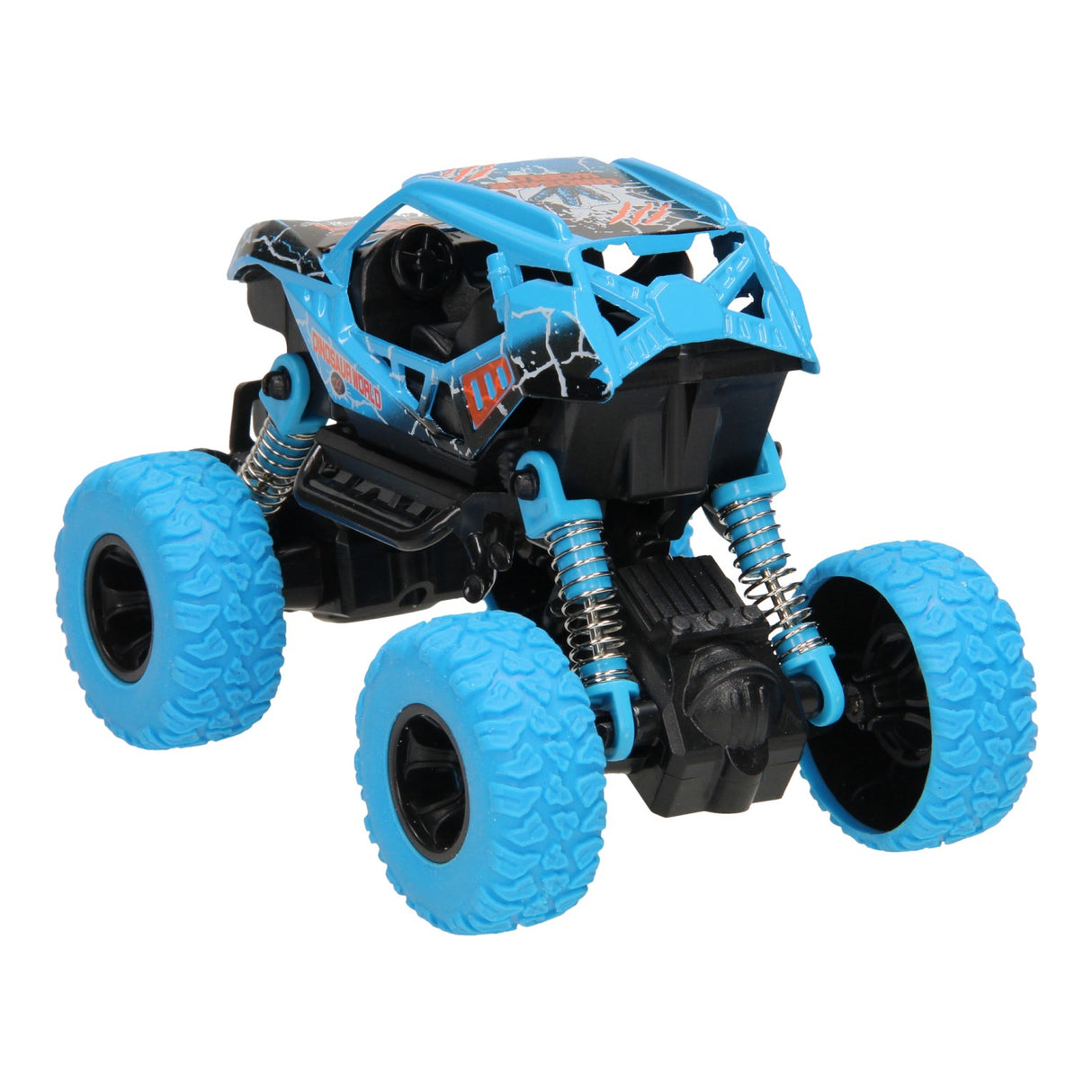 Stierwen Goss Pull zréck Monster Camion Dino, 1:32