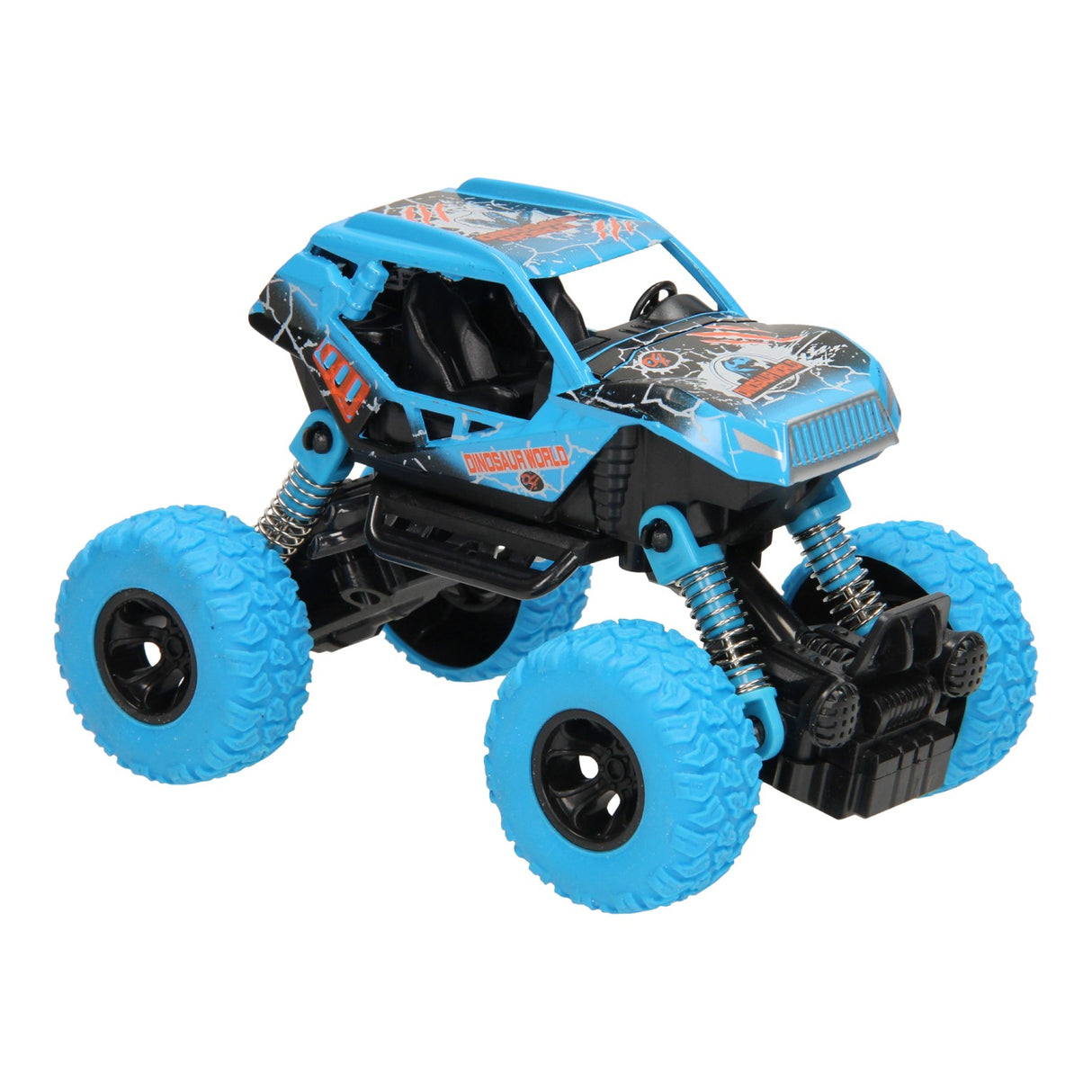 Stierwen Goss Pull zréck Monster Camion Dino, 1:32