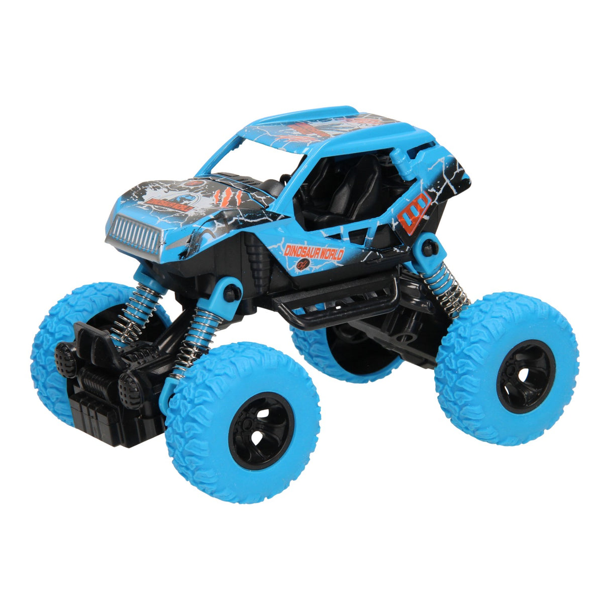 Stierwen Goss Pull zréck Monster Camion Dino, 1:32