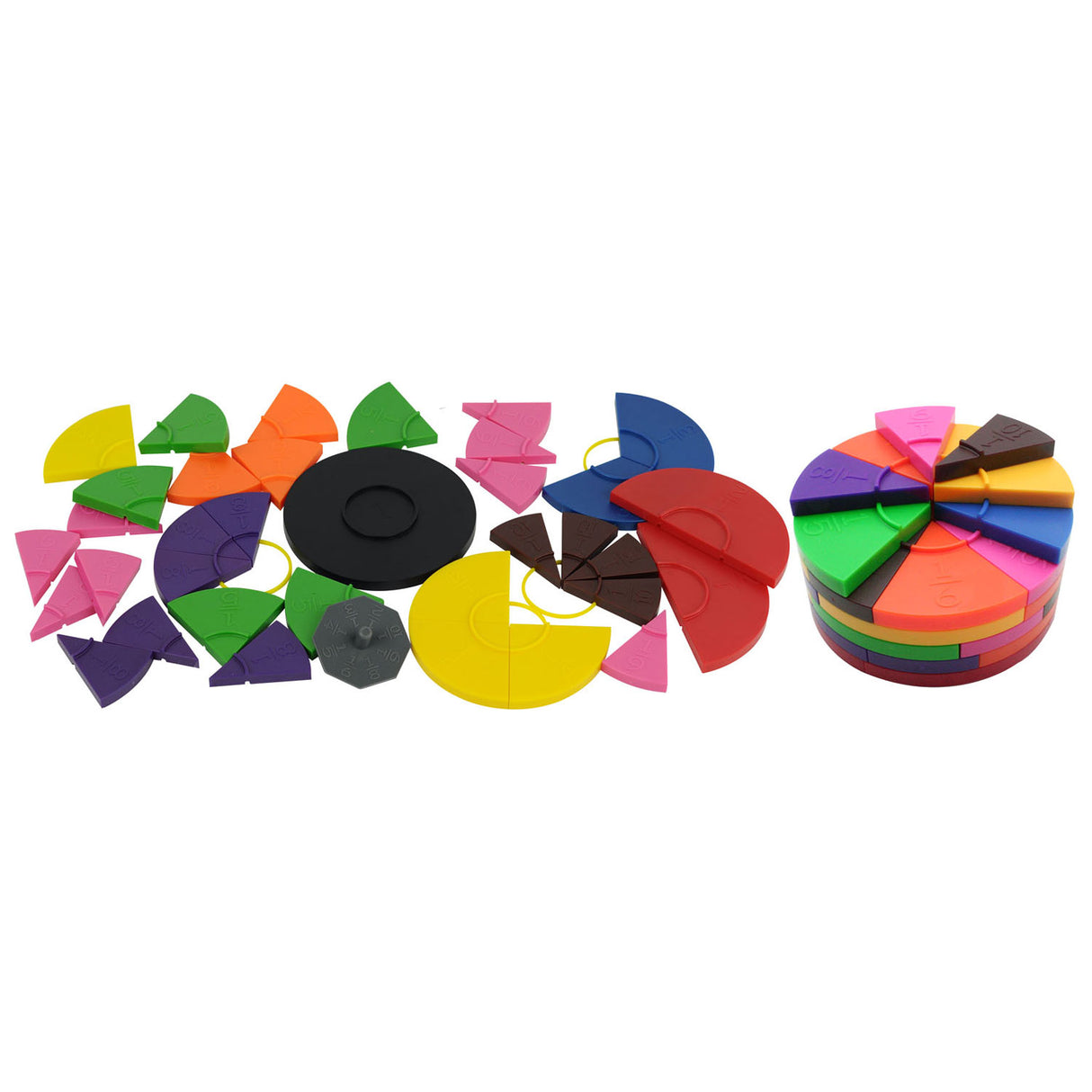 Imp breuken cirkel spel, 72dlg.