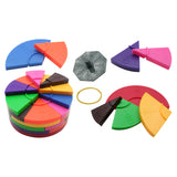 Imp fractions circle game, 72 pcs.