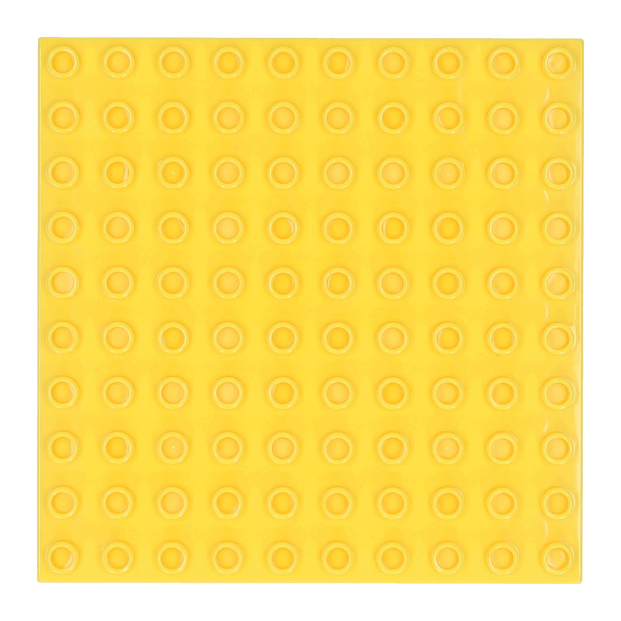 Bouwplaat geel - 16x16cm