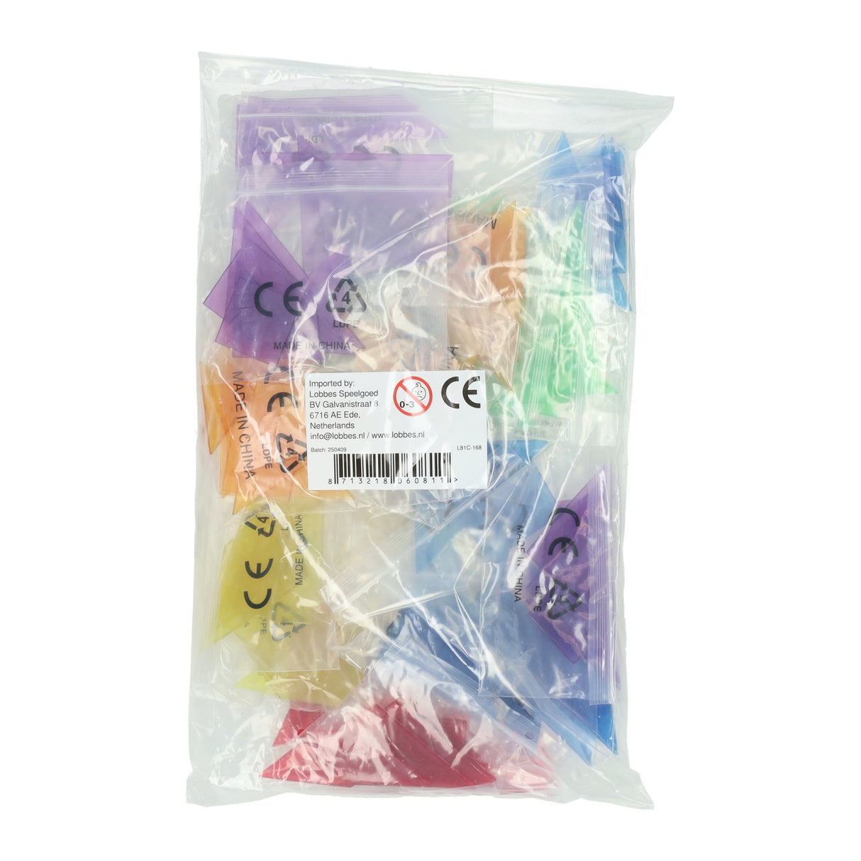 Transparent tangrams - 168 pcs
