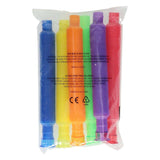 Colored stretchy tubes - 6 pcs.