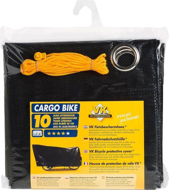 VK Cargo Bike Hoes - 295cm - Black