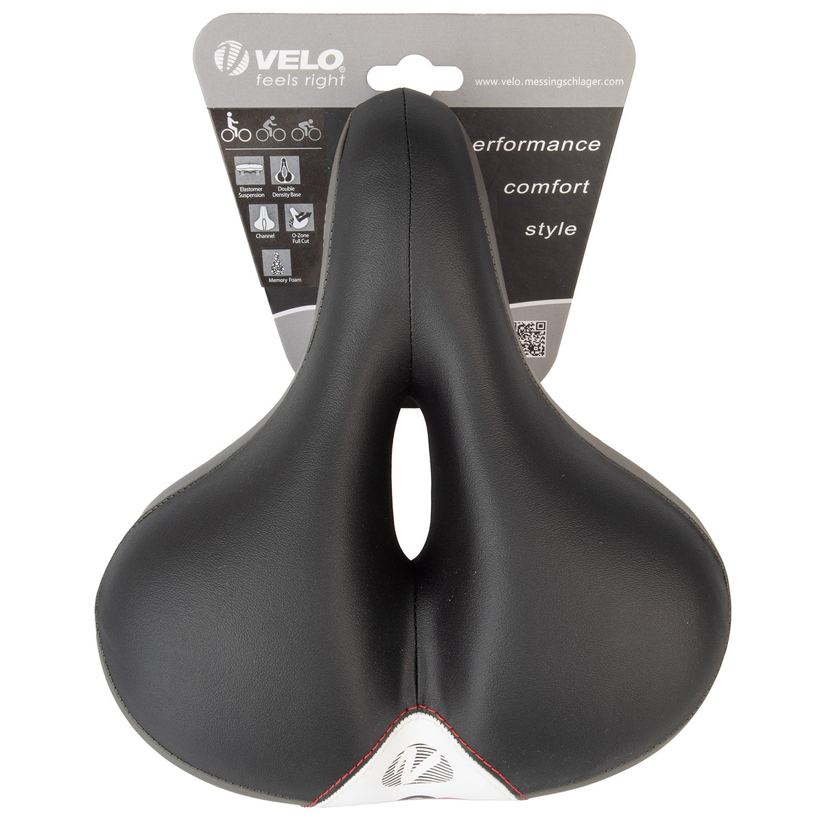 Saddle Velo Ladies Gemini Memory Foam