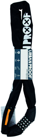 Urbansicheres Kettenschloss mit Nummerncode 8mm*100 cm schwarz