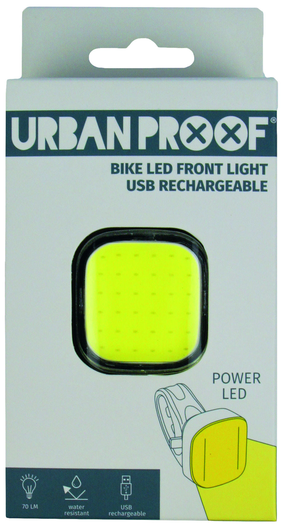 Urbanproof High Power headlight Yellow USB