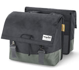 Bolsa de bicicleta dupla à prova urbana 40L cinza