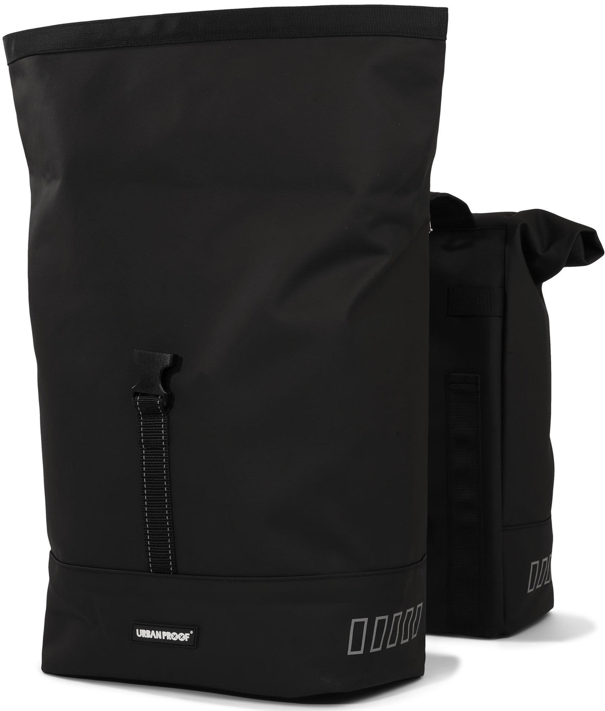 Urbanktroof urbrateproofrouisop duebel Vëlo Bags 38 Liter schwaarz
