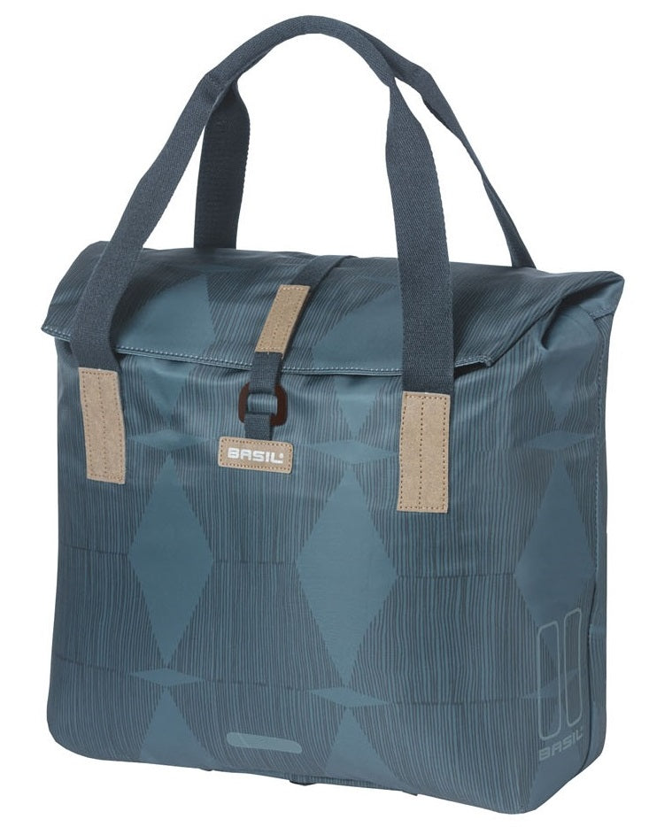 Basil Elegance bicycle shopper, Choose Green, unisex, city bike, estate blue