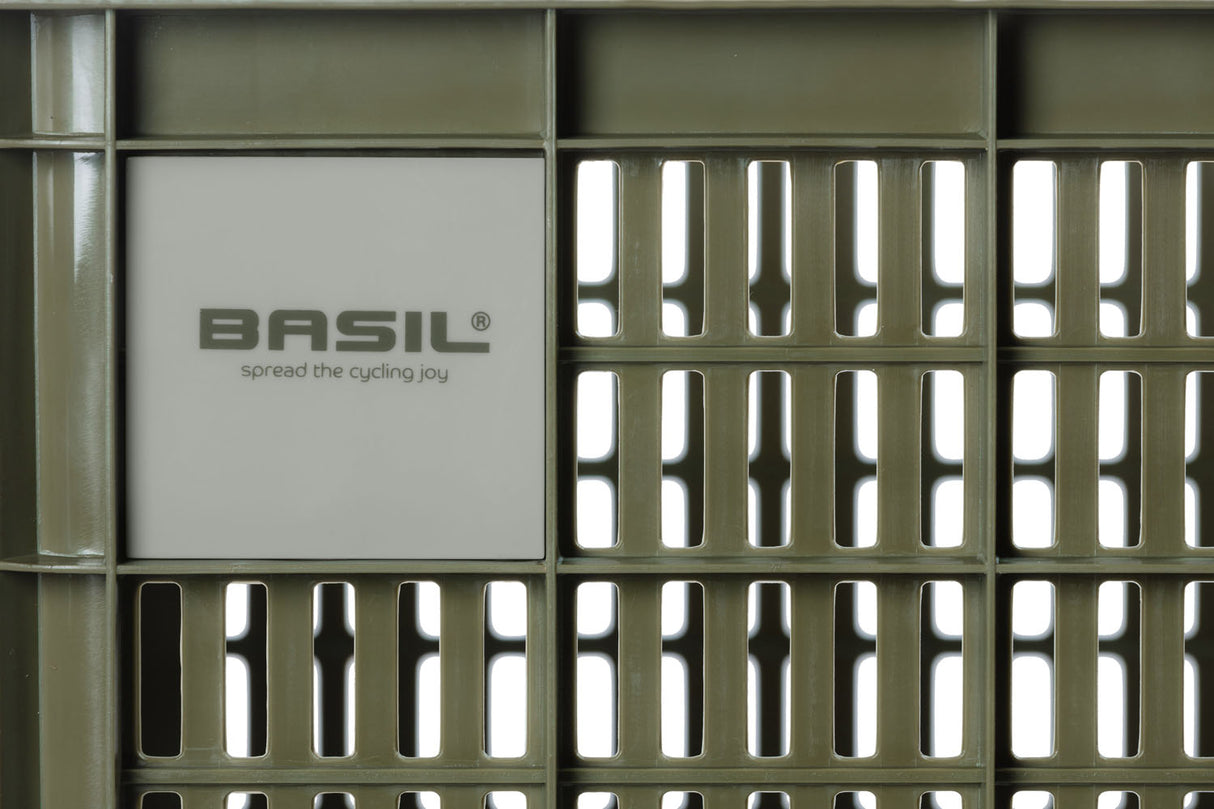 Basil Fietskrat S - Small - 17,5 litrů - zelená