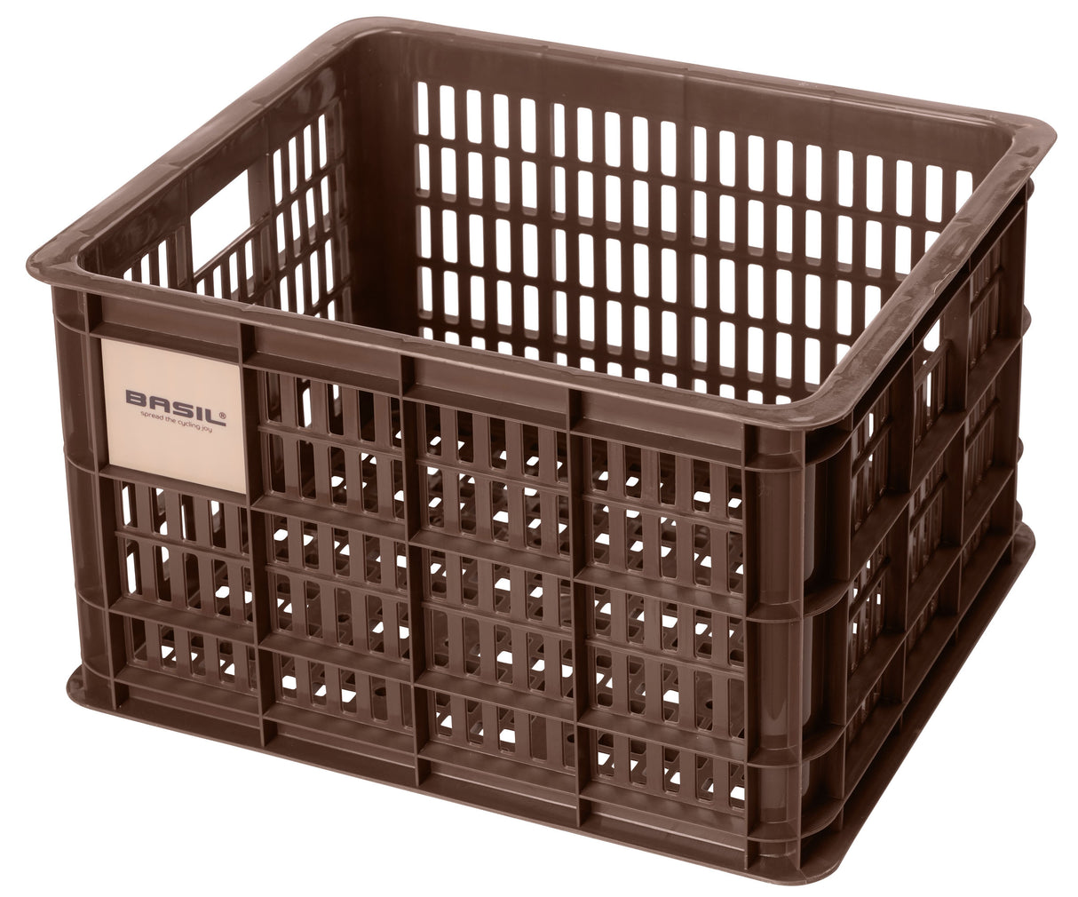 Basil bicycle crate M - medium - 29.5 liters - brown