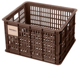 Basil bicycle crate M - medium - 29.5 liters - brown