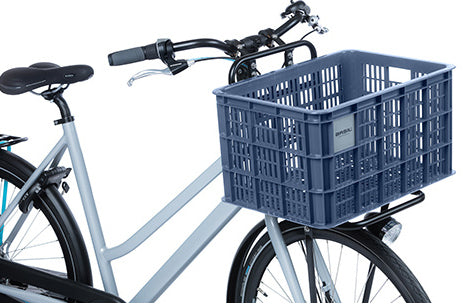 Basil Fietskrat L - Large - 40 liters - Blue