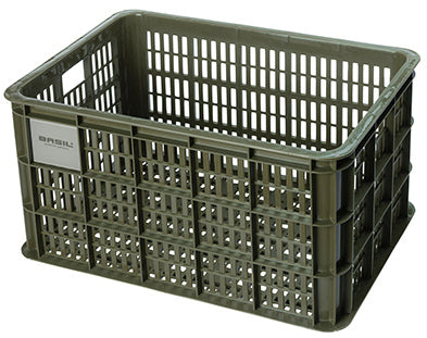 Basil Fietskrat L - Large - 40 liters - Green