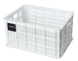 Basil Fietskrat L - Large - 40 litri - Bianco