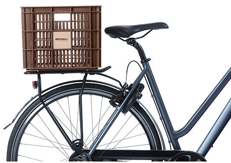 Basil bicycle crate L - large - 40 liters - Brown