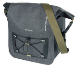 Basil Navigator Storm HandeBar Bag - Sporty Bicycle Styrbar Bag, Waterproof, Black