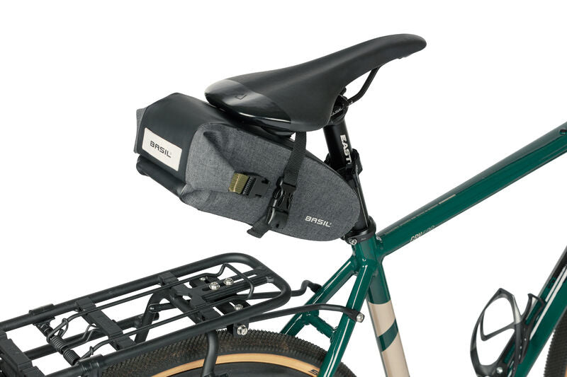 Basil Navigator Storm Seldle Borsa - Compact Bicycle Borsa - Unisex - Bicycle - Nero
