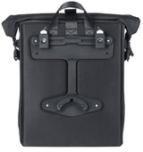 Basil Soho Mik Side Bicycle Rame Tear - črna, vodoodporna, PU, Nordlicht LED, 17L