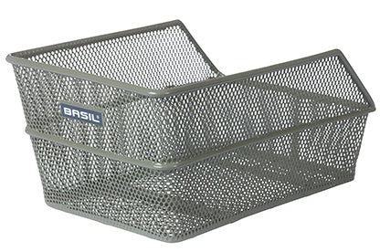 Basil Cento S - Bicycle basket - On the back - Olive Green