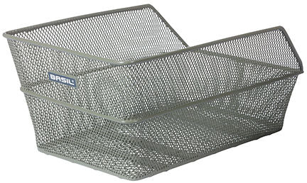 Basil Cento Flower - Bicycle Basket - On the Back - Olive Green