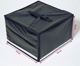 Delivery case Pizza offering rear loader