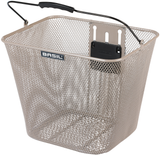 Basil Bicycle basket Bilbao KF Confirmation 26 x 22 x 27 cm - Nude Metallic