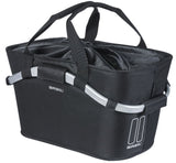 Basil basket on the back of Mik Classic Carry All Black