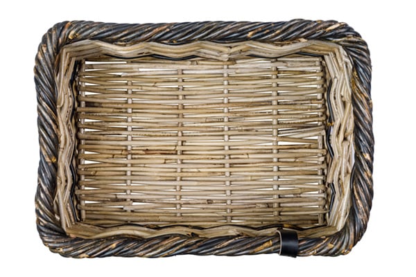 Basil Bicycle basket Dijon Large Gray Black