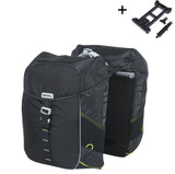 Basil Basil Double Bicycle Borsa miglia 34 litri 13 x 26 x 35 cm (2x) - lime nero