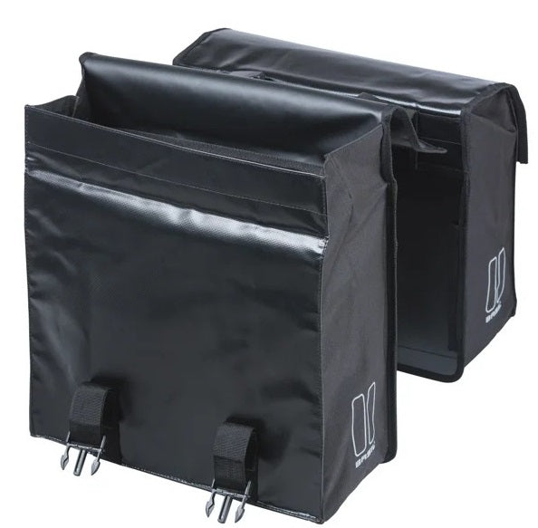 Basil Double bicycle bag Urban Load Mik 48-53 liters - Black