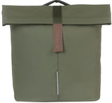 Basil dubbele fietstas city mik 28 - 32 liter - moss green