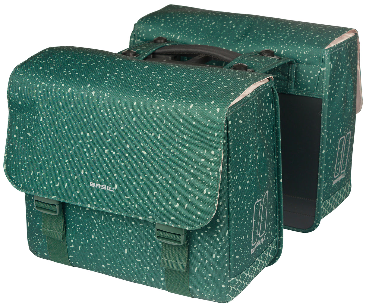 Basil Double Bag Flair Mik 35L Green