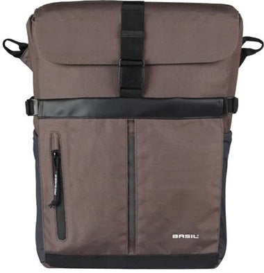 Basil fietsschoudertas move mik studs 14 liter 14 x 24 x 34 cm - bruin