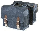 Basil double bicycle bag bohème mik 35 liters - indigo blue