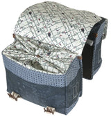 Basil Double Bicycle Bag Bohème Mik 35 litres - Indigo Bleu