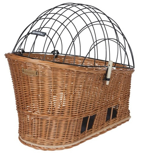Basil Dog bike basket Pasja M Mik - Naturel