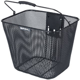 Basil Bicycle basket Bilbao KF for 22 x 26 x 28 cm - Black