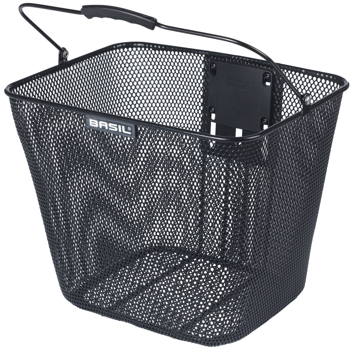 Basil Bicycle basket Bilbao KF for 22 x 26 x 28 cm - Black