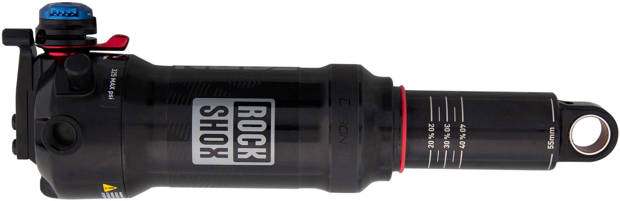 Rockshox shock absorber deluxe rlc3 rear shock rs del.nude rlc3 185 x 55mm